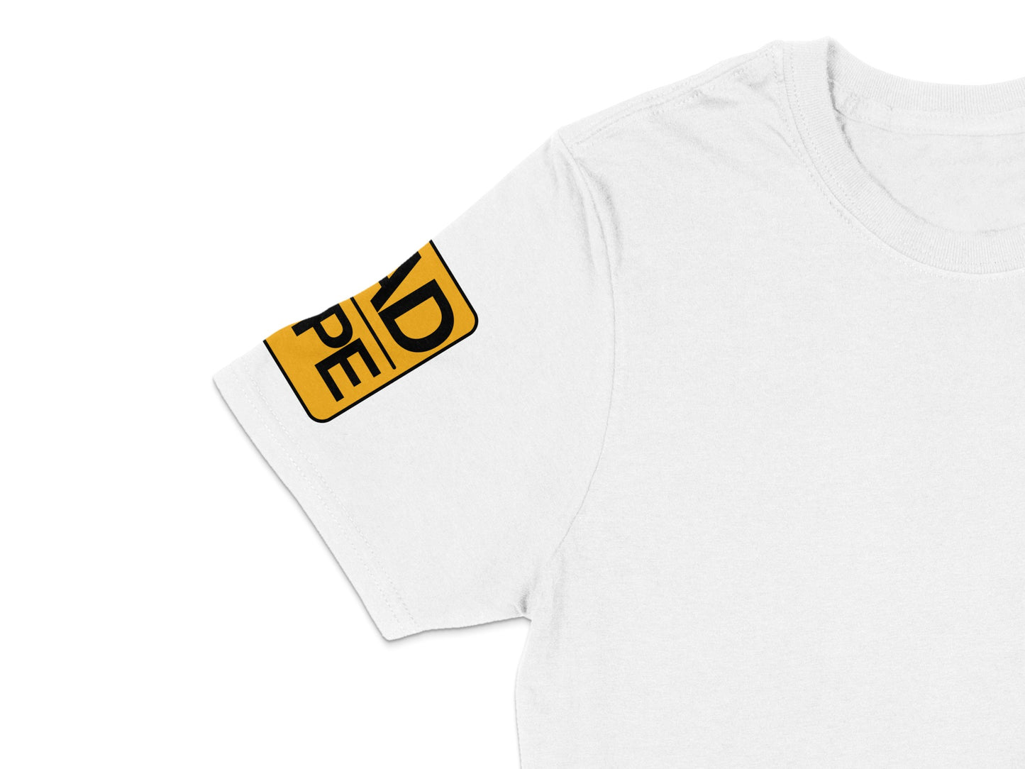 Unique Design Shoulder Printed Graphic Tee