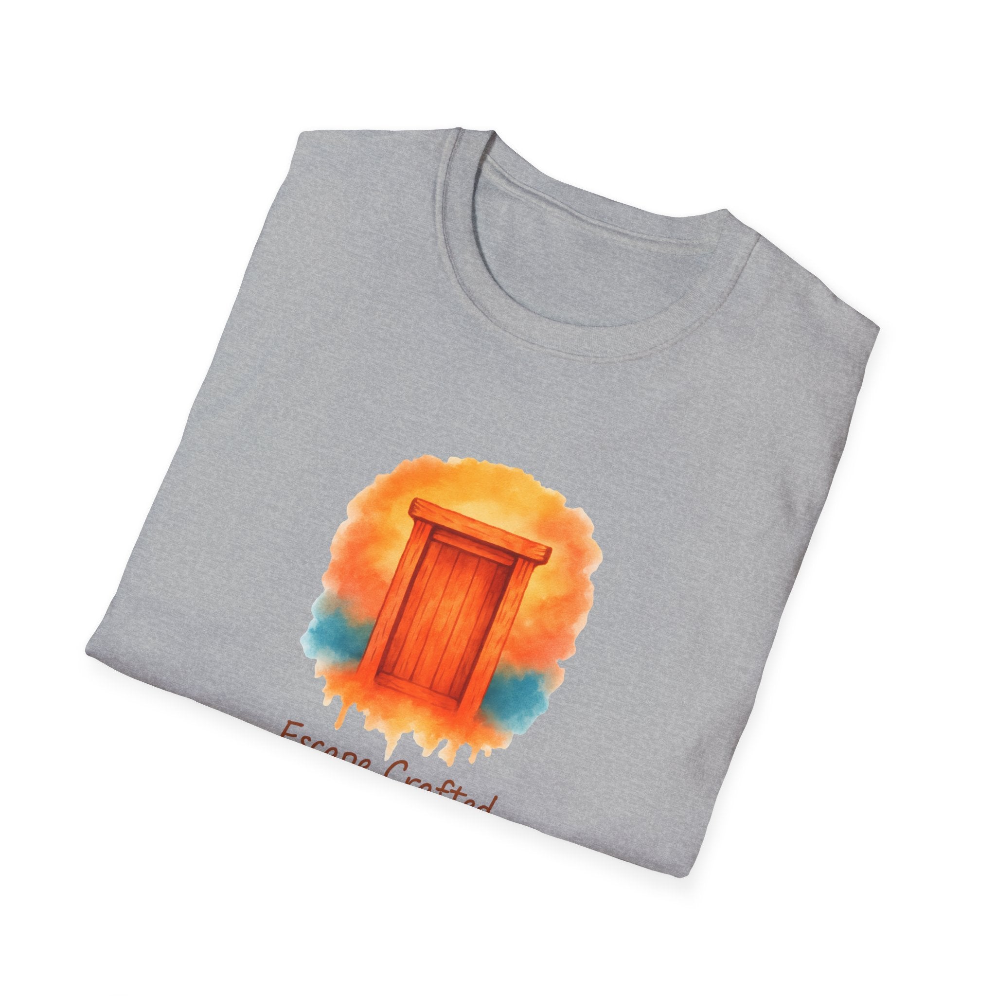 Wooden Door Illustration T-Shirt