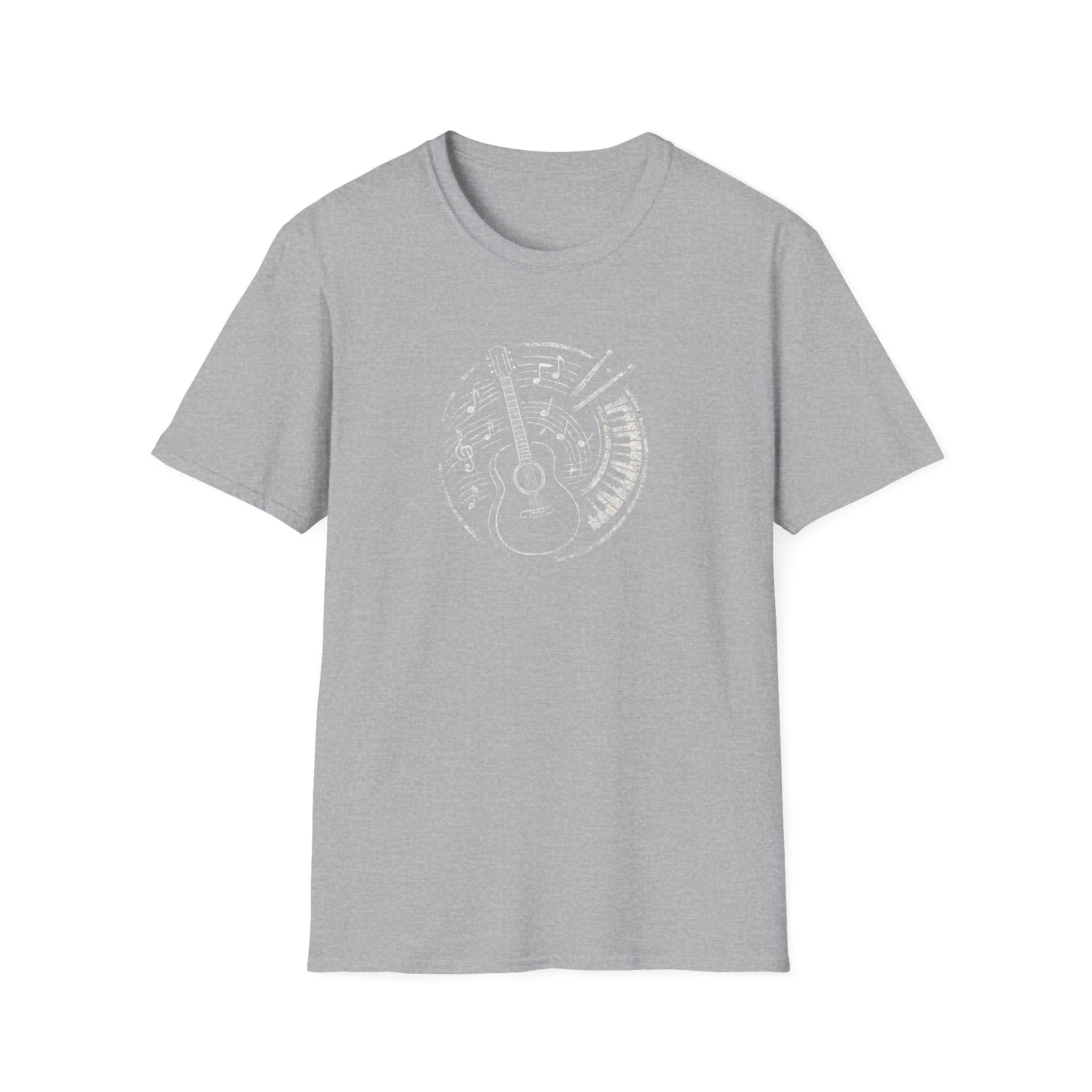 Musical Guitar Emblem T-Shirt