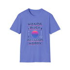 Busy Hands Neon Sign T-Shirt