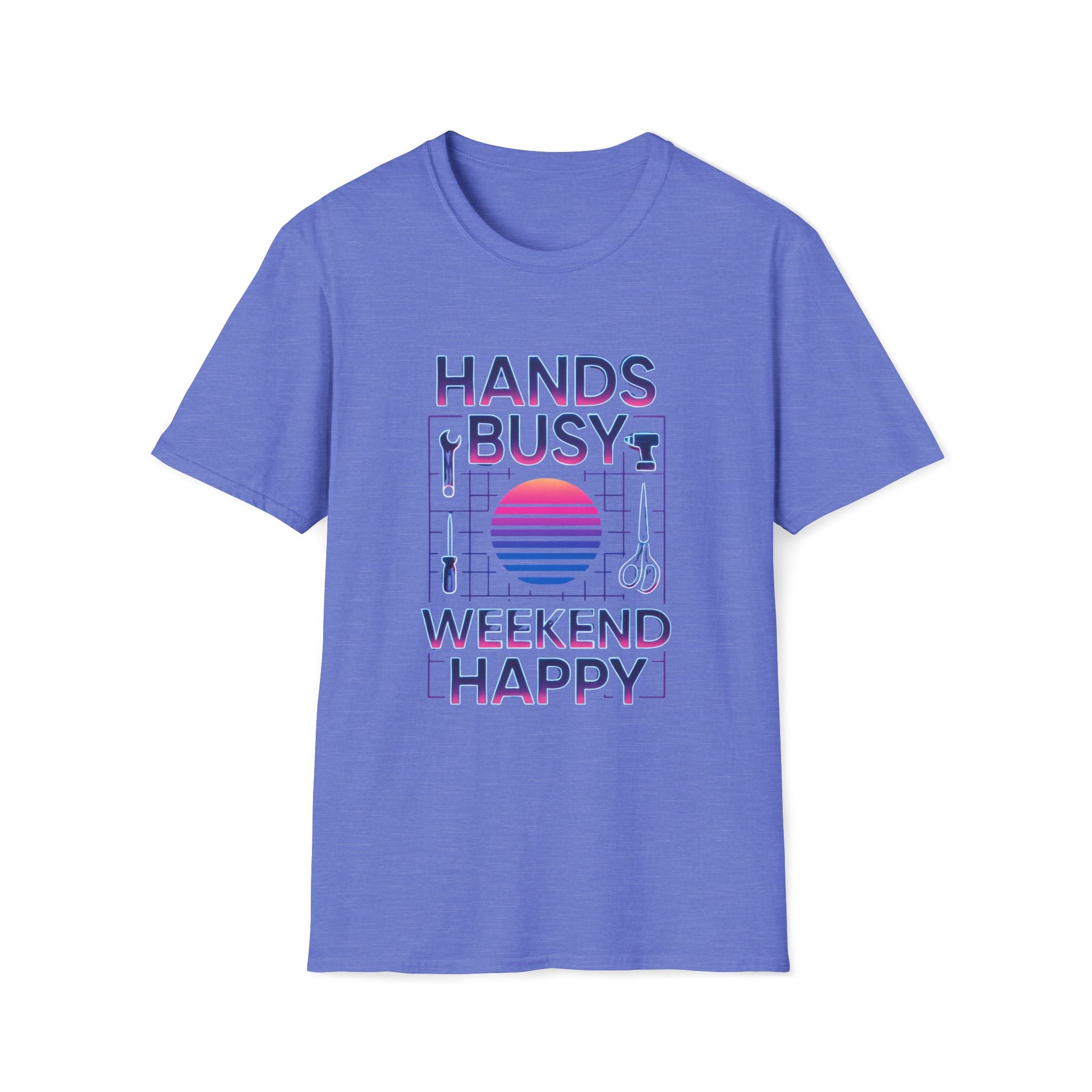 Busy Hands Neon Sign T-Shirt