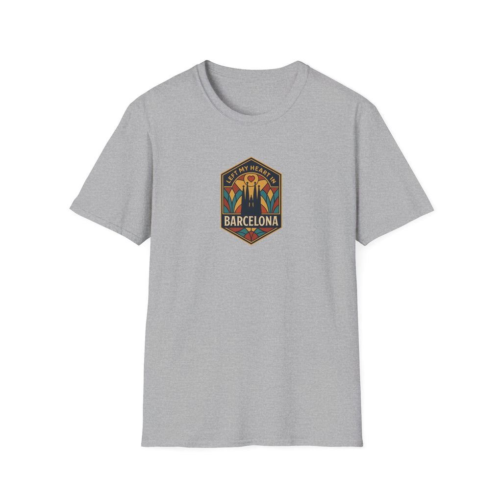 Barcelona Heart Badge T-Shirt