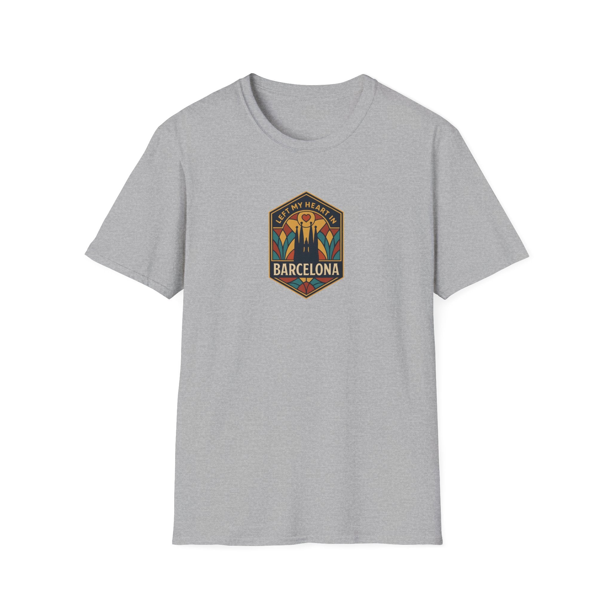 Barcelona Heart Badge T-Shirt