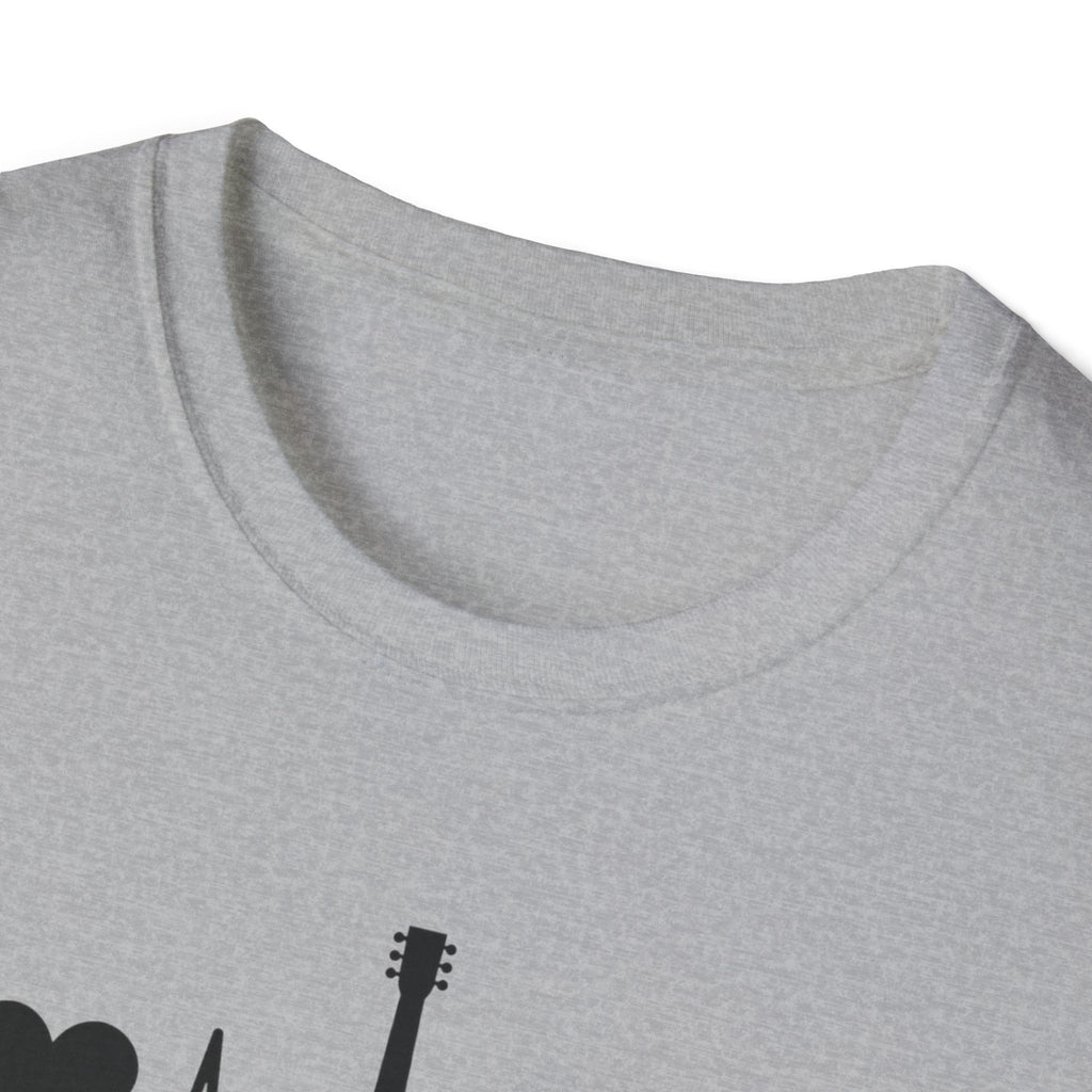 Heartbeat Guitar Music T-Shirt