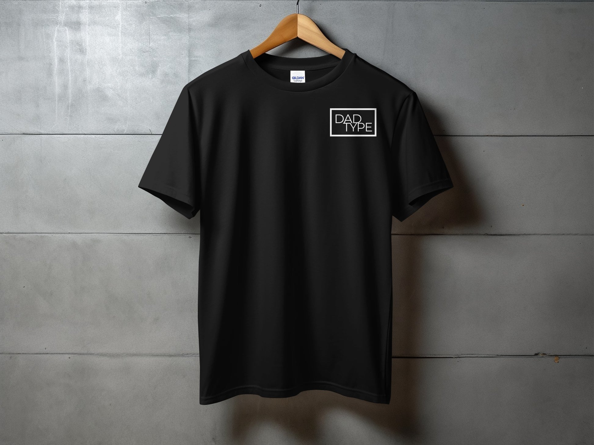 Minimalist Dad Type Graphic T-shirt for Casual Wear