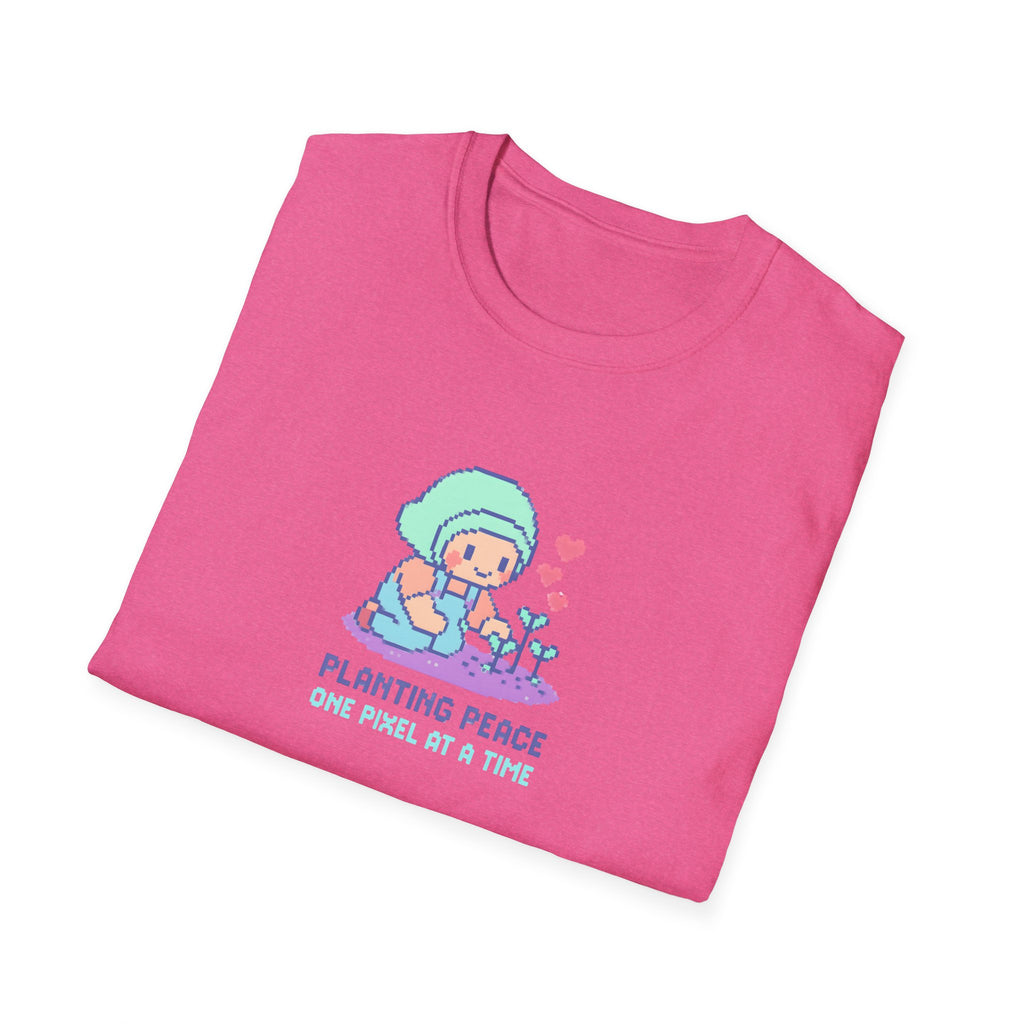 Planting Peace Pixel Art T-Shirt