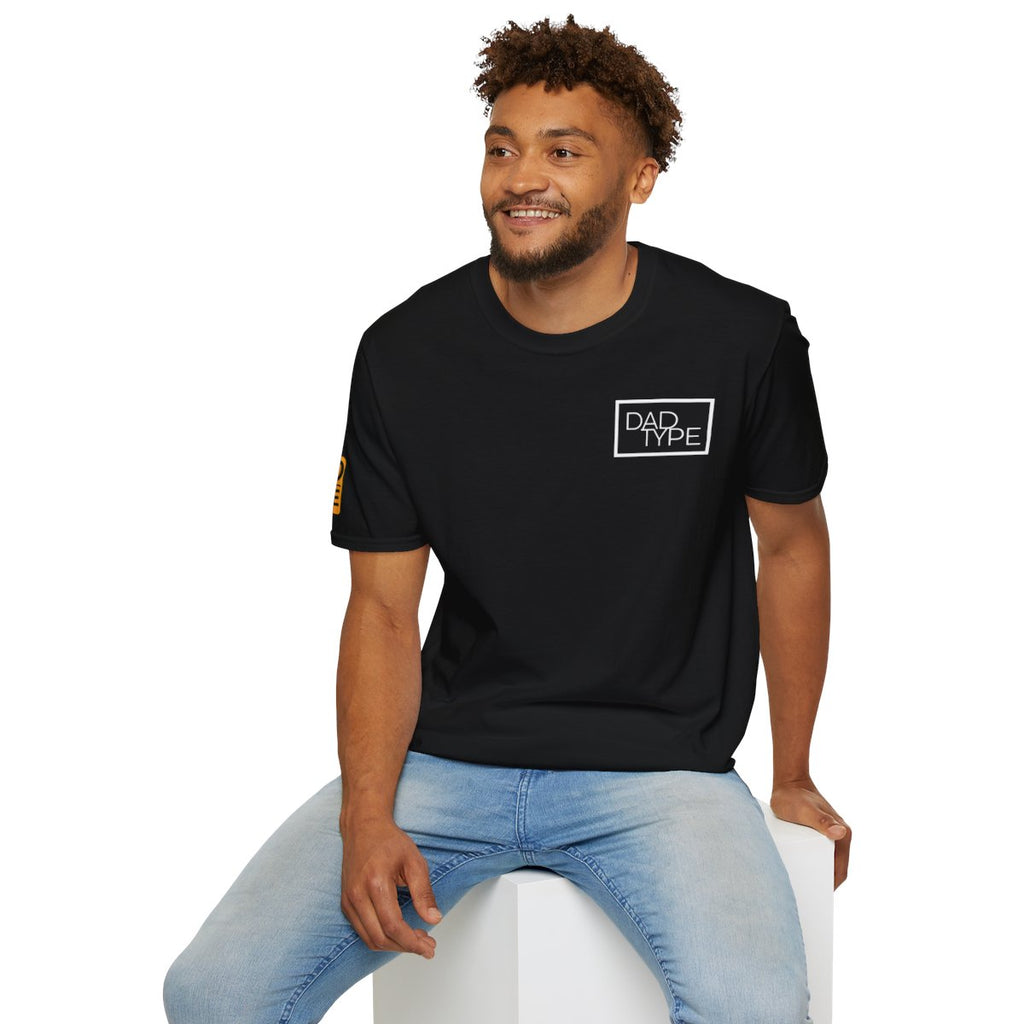 Classic Black Dad Type T-Shirt for Men