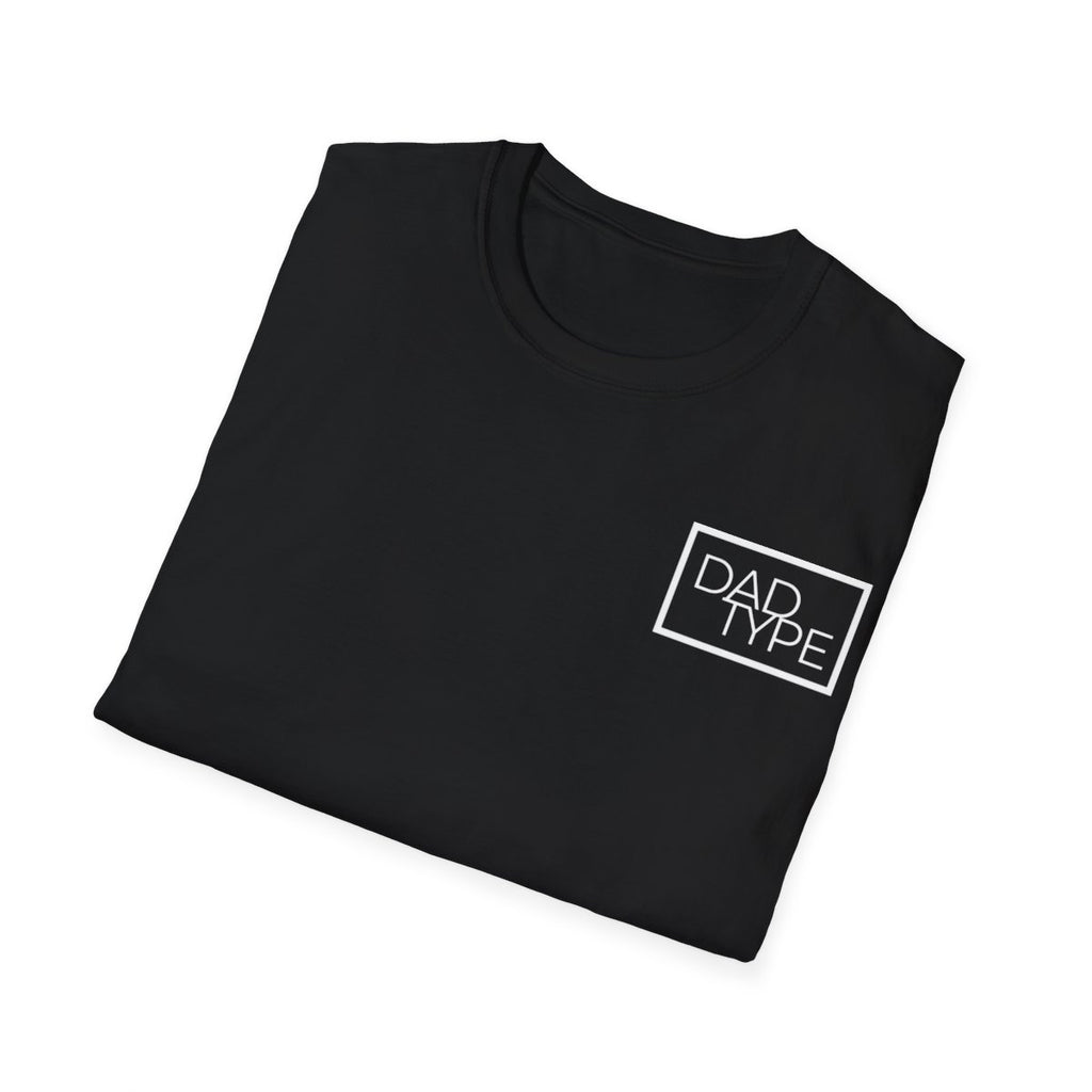 Stylish Dad Type Logo Design Graphic Tee Shirt